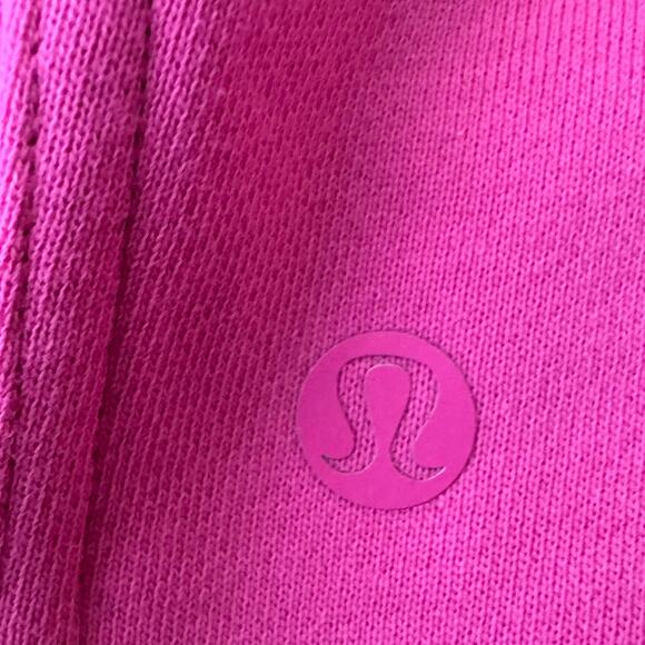 Lululemon All Yours Cropped Terry Hoodie Sonic Pink Plus Size 18 NWT - Picture 9 of 15